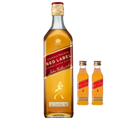 Johnnie Walker Red Vap 75cl + 2/5cl Miniature