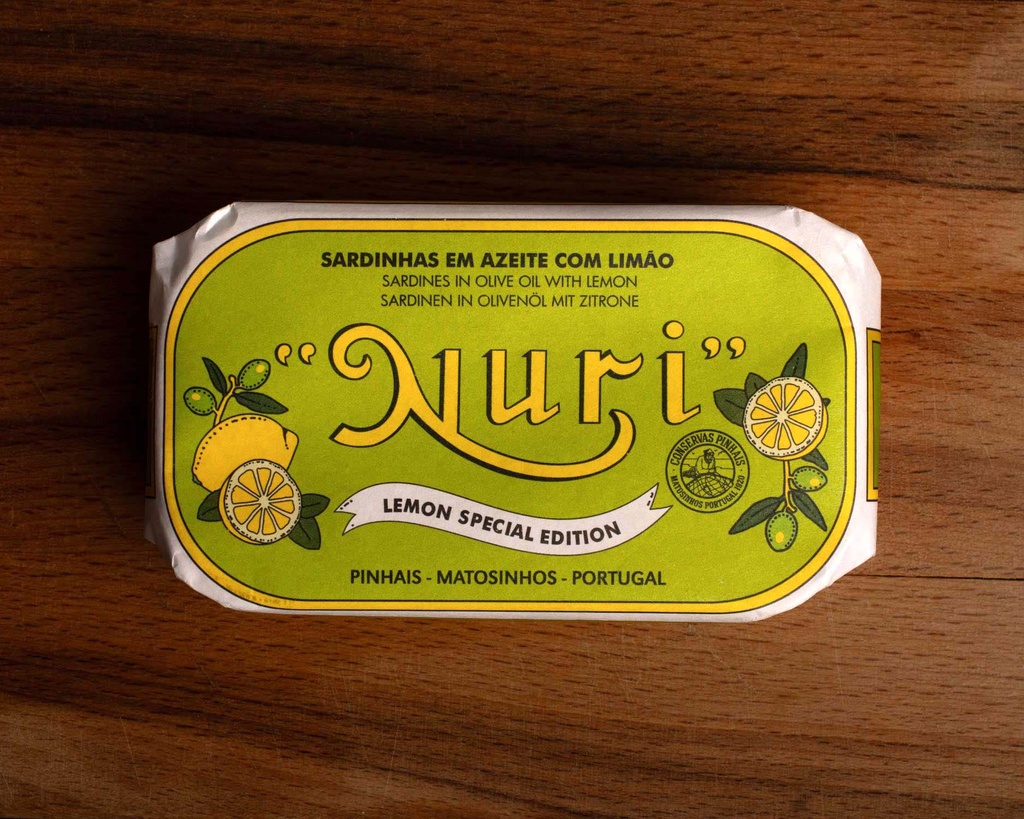 Nuri Sardines in Olive Oil & Lemon 24/125gr