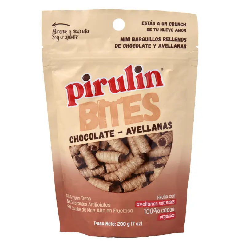Pirulin Bites Chocolate Avellana 12 Pk 200Gr