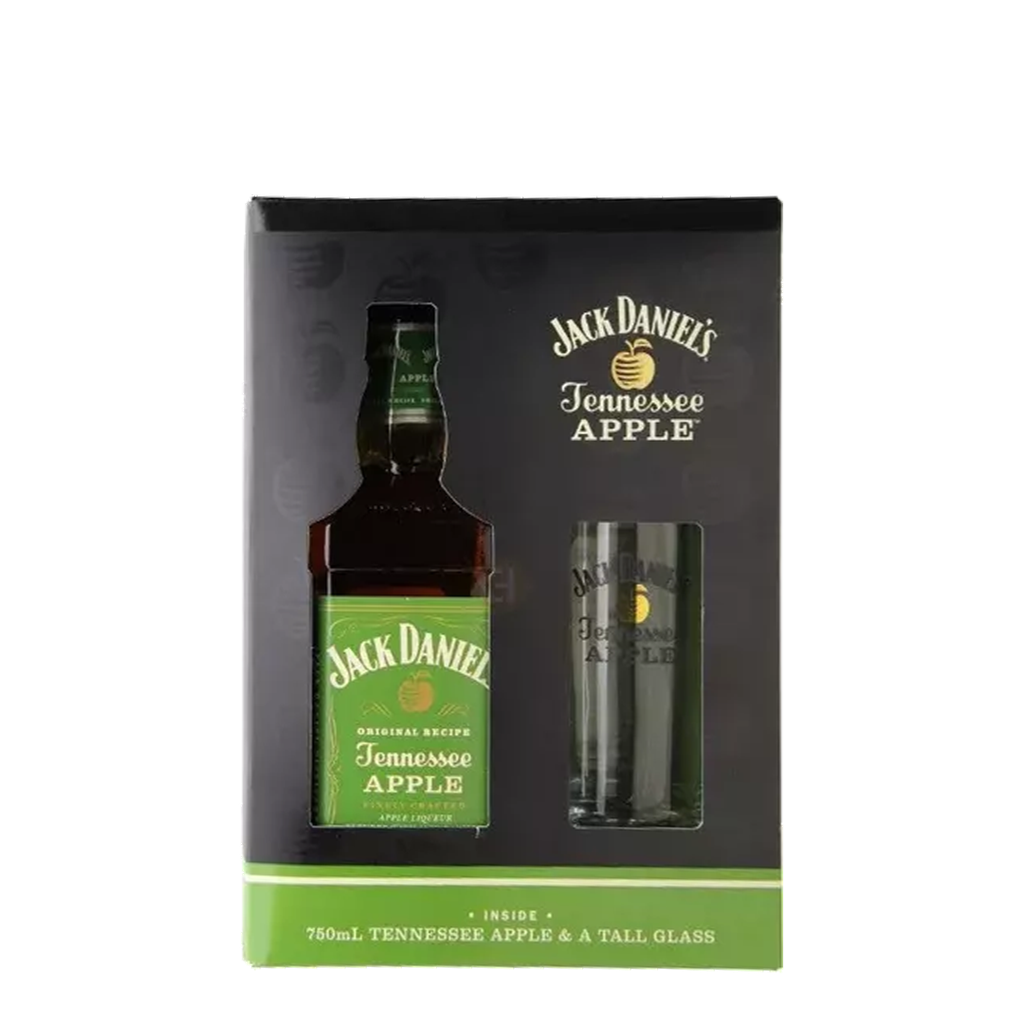 Jack Daniels Apple Giftpack 6/75 Cl
