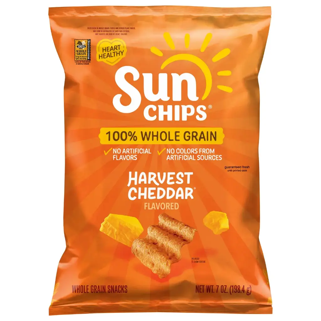 Sunchips Harvest Cheddar 8/6.5oz 
