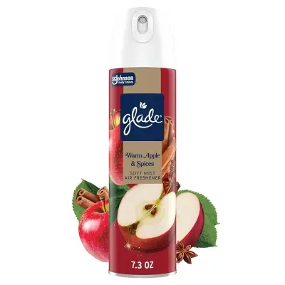 Glade Aerosol Warm Apple & Spices 6/7.3oz 