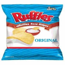 [1400-FL-02089-A] Ruffles Potato Chips Regular 15/6.5 Oz