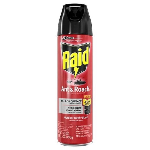 [1900-SJ-21612] Raid Ant & Roach Outdoor Fresh 12/12oz