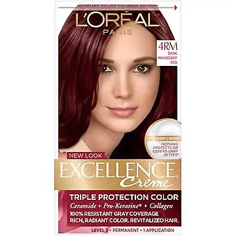 [2200-LO-24737] Excellence Creme Dark Mahogany Red #4Rm