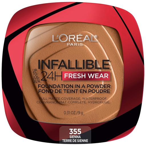 [2200-LO-62786] Infallible Fresh Wear Powder Sienna #355