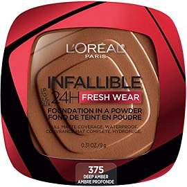 [2200-LO-62788] Infallible Fresh Wear Powder Deep Amber #375