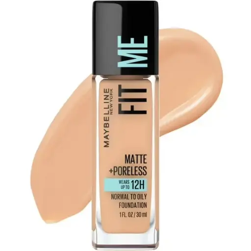 [2200-MY-43346] Fitme Matte+Poreless Foundation - Buff Beige #130