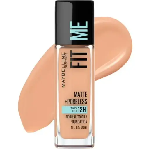 [2200-MY-53870] Fitme Matte+Poreless Foundation - Light Honey #242