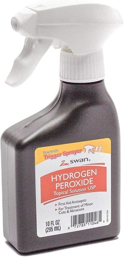 [2400-VJ-39918] Swan Hydrogen Peroxide 3% 10oz Sprayer