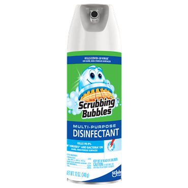 [1900-SJ-70363] Scrubbing Bubbles Disinfectant Aerosol 12/12oz