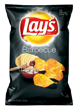 [1400-FL-61991] Lays Potato Chips Bbq 15/6.5 Oz