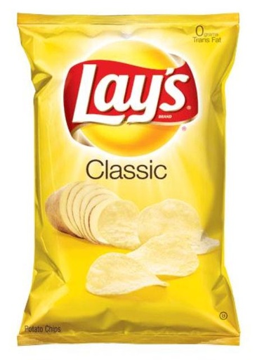 [1400-FL-01714] Lays Classic Regular Chips 15/6.5oz