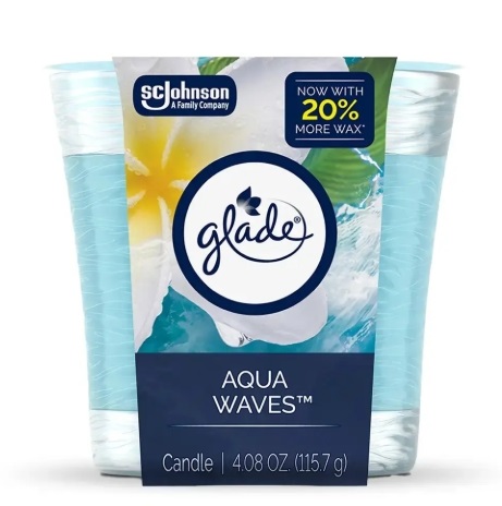 [1900-SJ-05492] Glade Candle Aqua Waves 6/4.08oz