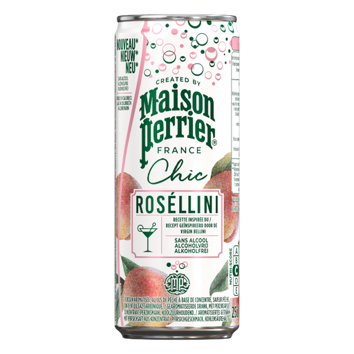 [1300-NW-14505] Maison Perrier Chic Mocktail Rosellini Can 6X4Pk/25cl