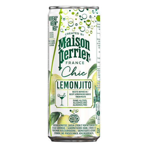 [1300-NW-14506] Maison Perrier Chic Mocktail Lemonjito Can 6X4Pk/25cl