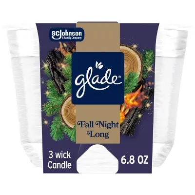 [1900-SJ-00132] Glade Candle Fall Night Long 3/6.8oz 